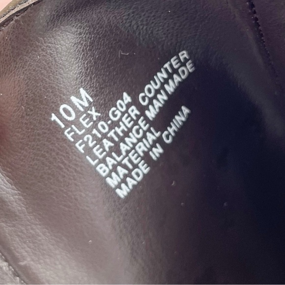 Vintage Y2K American Eagle Flex Brown Leather Chunky Platform Boots Size 10 - Picture 7 of 15